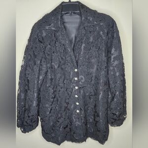Women's Black Lace Jacket